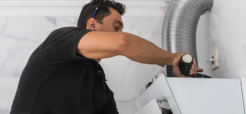 Precision In-wall Dryer Vent Cleaning & Rerouting Corrections in Garland, TX